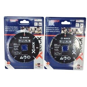 Bosch Professional X-LOCK Carbide Multi Wheel CMWX450 Lot of Two